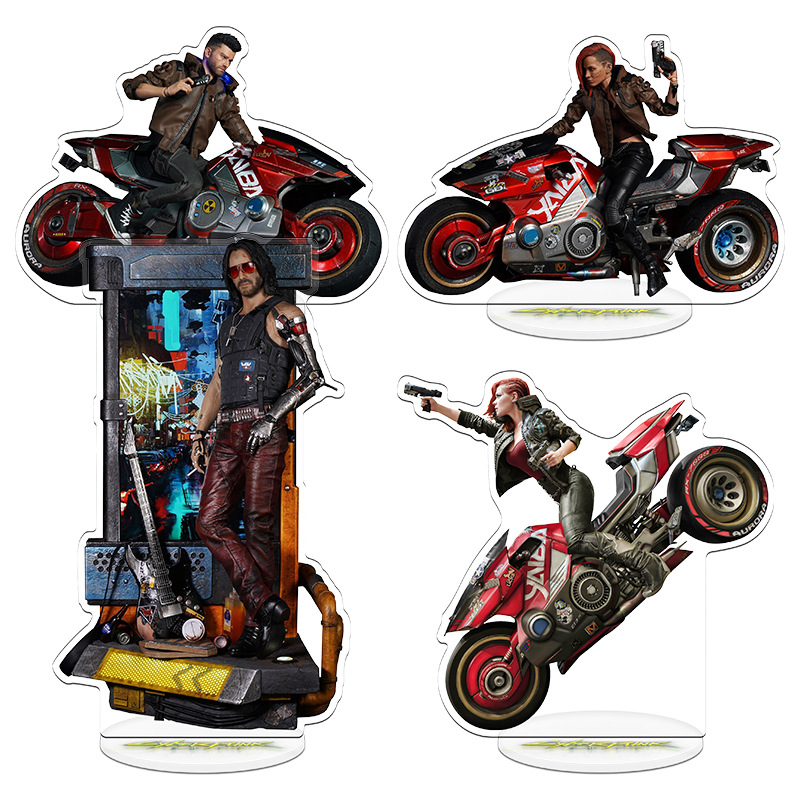 Resin Art Toys - Cyberpunk 2077 V Game Merchandise Stand