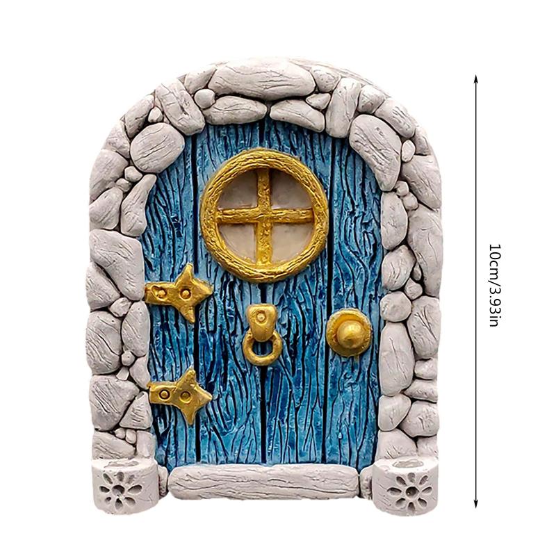 Resin Art With Wood - Elf Fairy Door Miniature Garden House