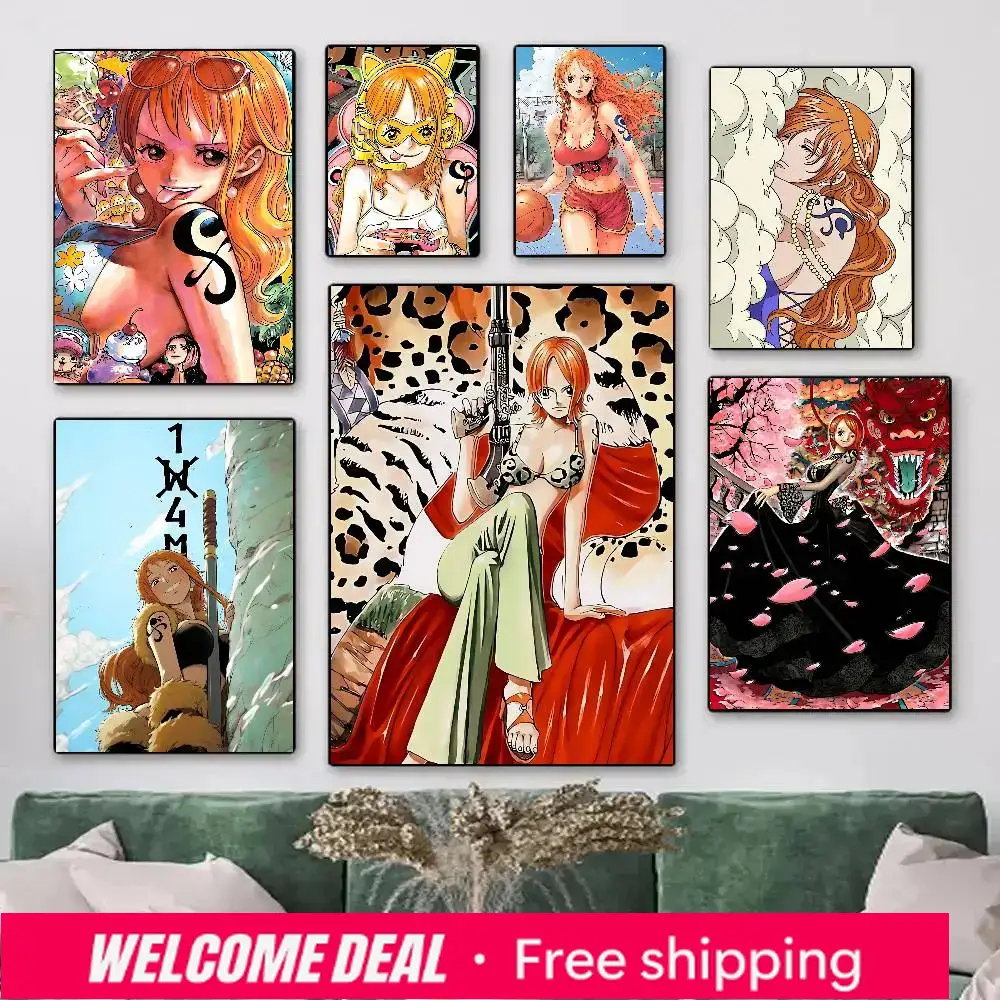 Resin Art Wall Decor - 2026 1pc Anime Character Nami Manga