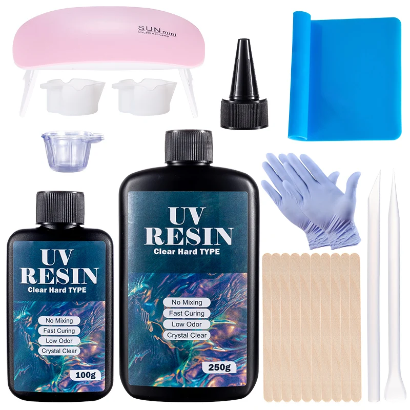 Resin Art Uv - Hard UV Resin Glue Kit Fast