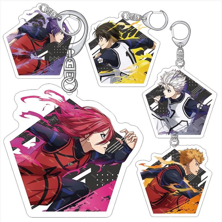 Resin Art Toys - Anime Blue Lock Acrylic Girl Keychain