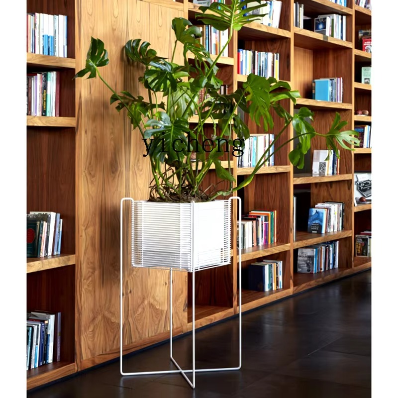 Resin Art Stand - BJ-4 Iron Art Floor-Standing Flower Stand
