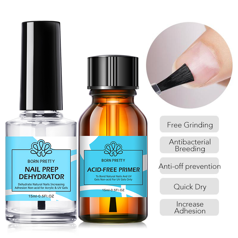 Resin Art Lamp - BORN PRETTY 2pc 15ml Nail Primer