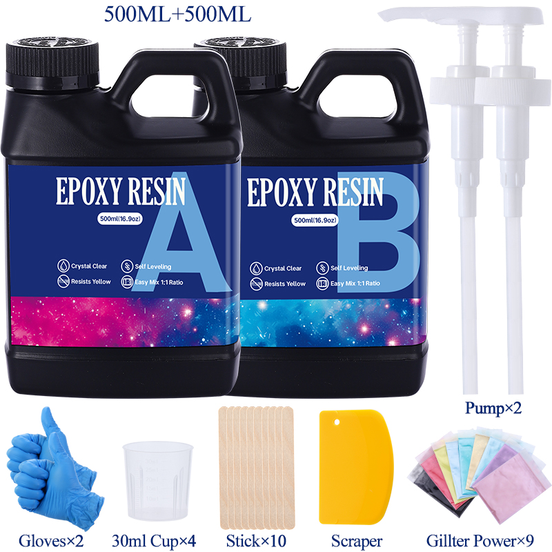 Resin Art With Wood - Fast Curing 1:1 Crystal Clear Epoxy