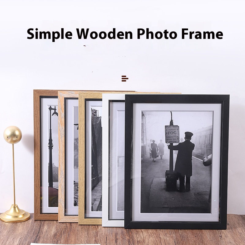 Resin Art With Wood - Large Wooden Picture Frame for 4K