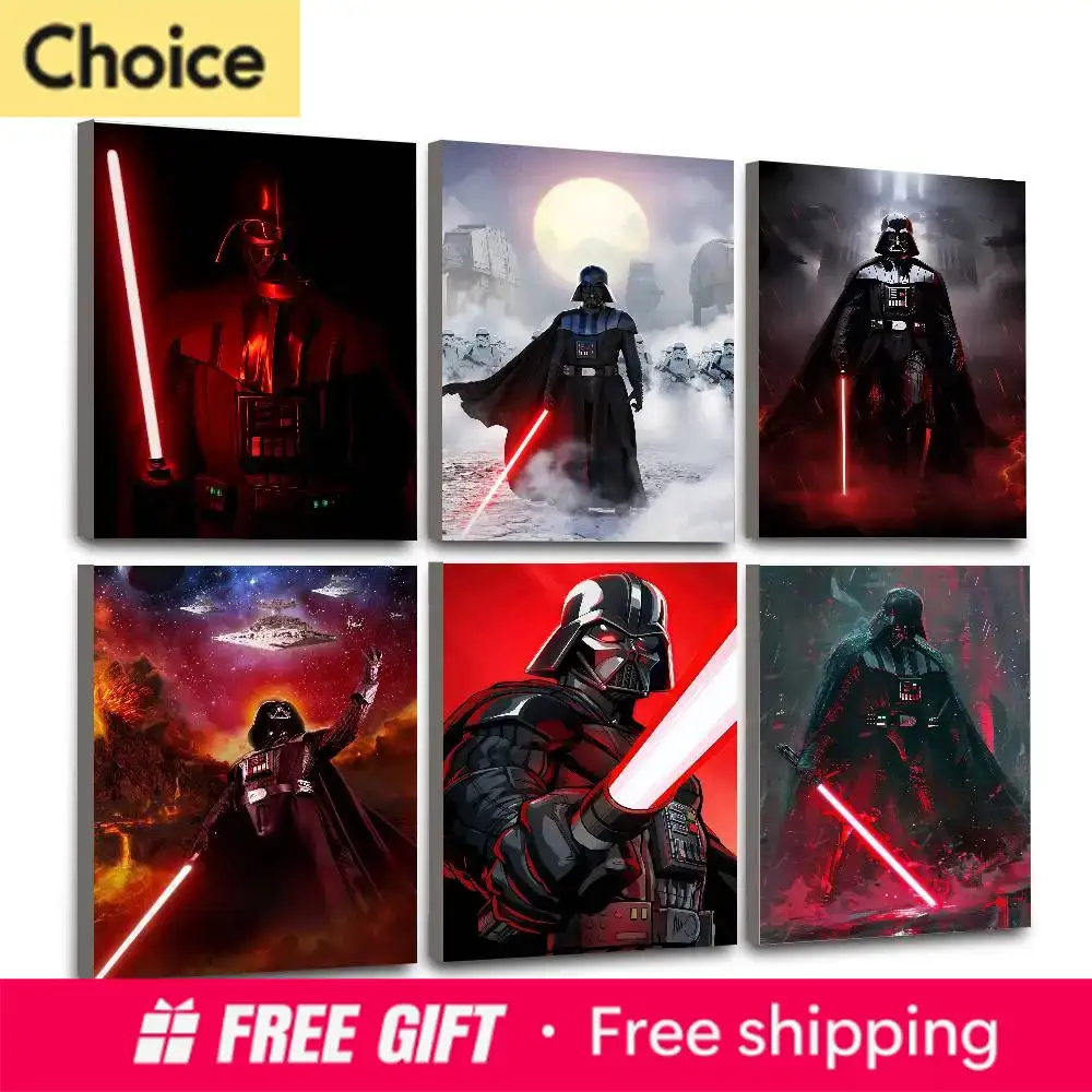Resin Art Wall Decor - S-Star Wars Darth Vader lassic Cover