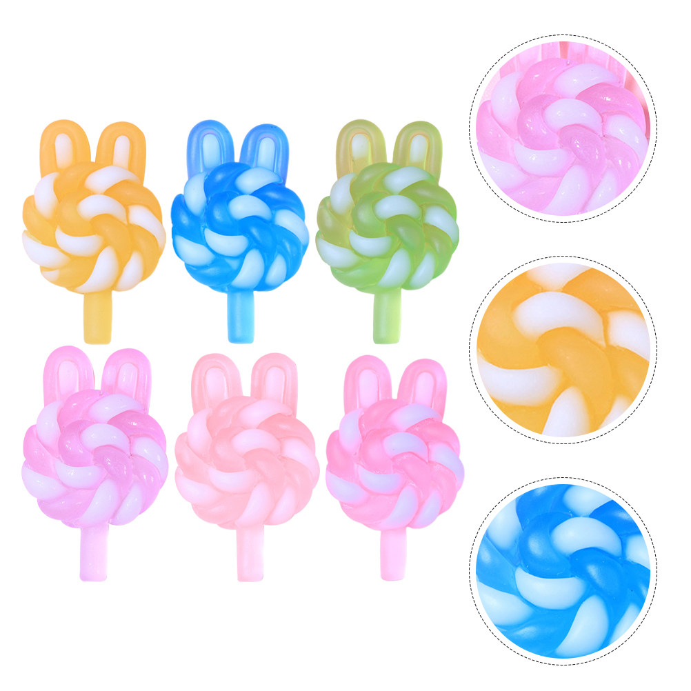 24Pcs Cute Cartoon Lollipop Ch - Resin Art Handmade 评论和价格