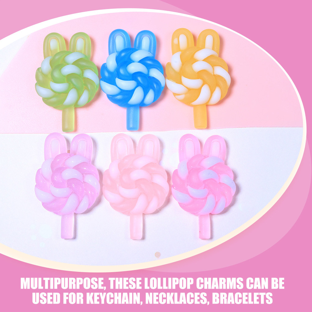 24Pcs Cute Cartoon Lollipop Ch - Resin Art Handmade 评论和价格