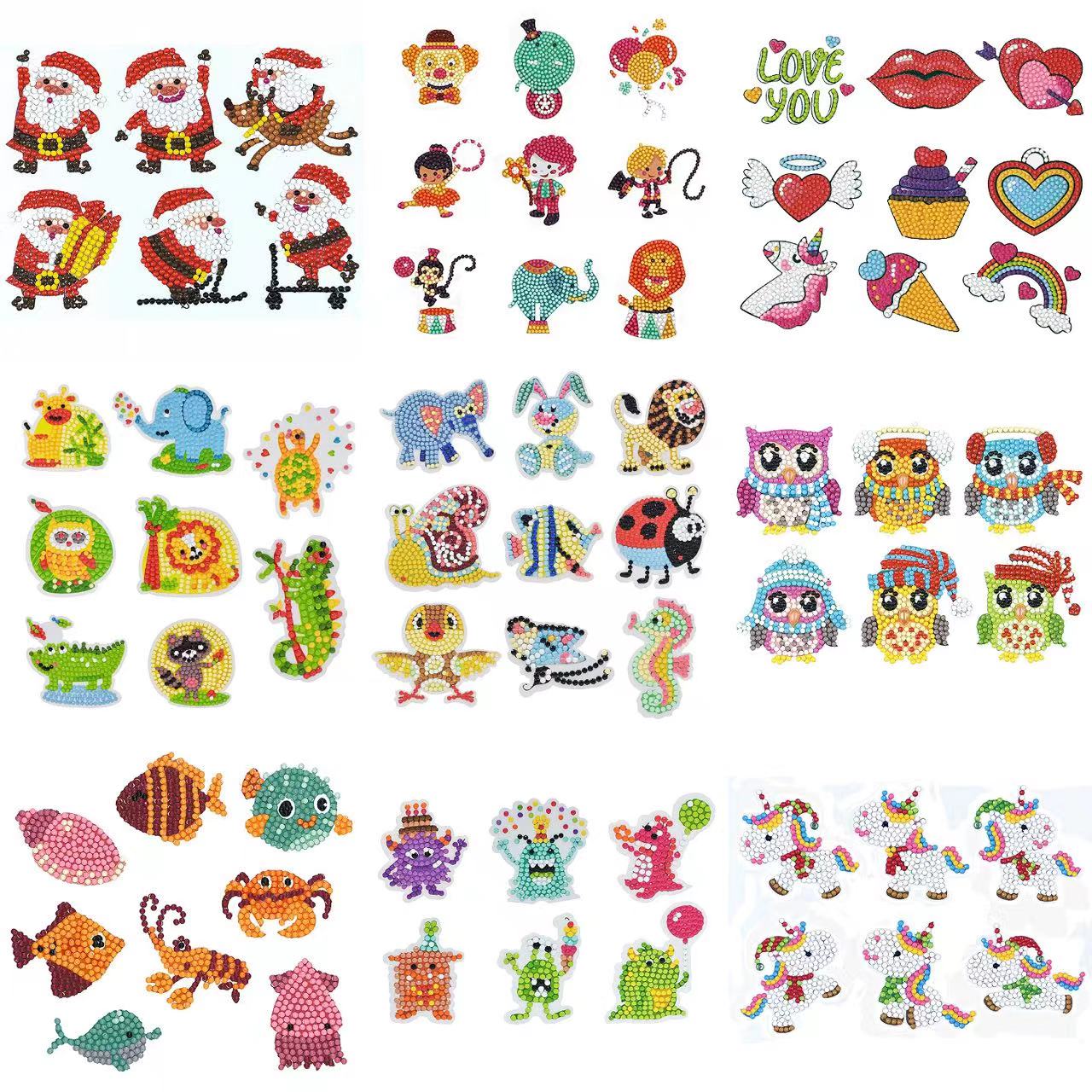 Diamond Painting Stickers 5D D - Resin Art Diy 评论和价格