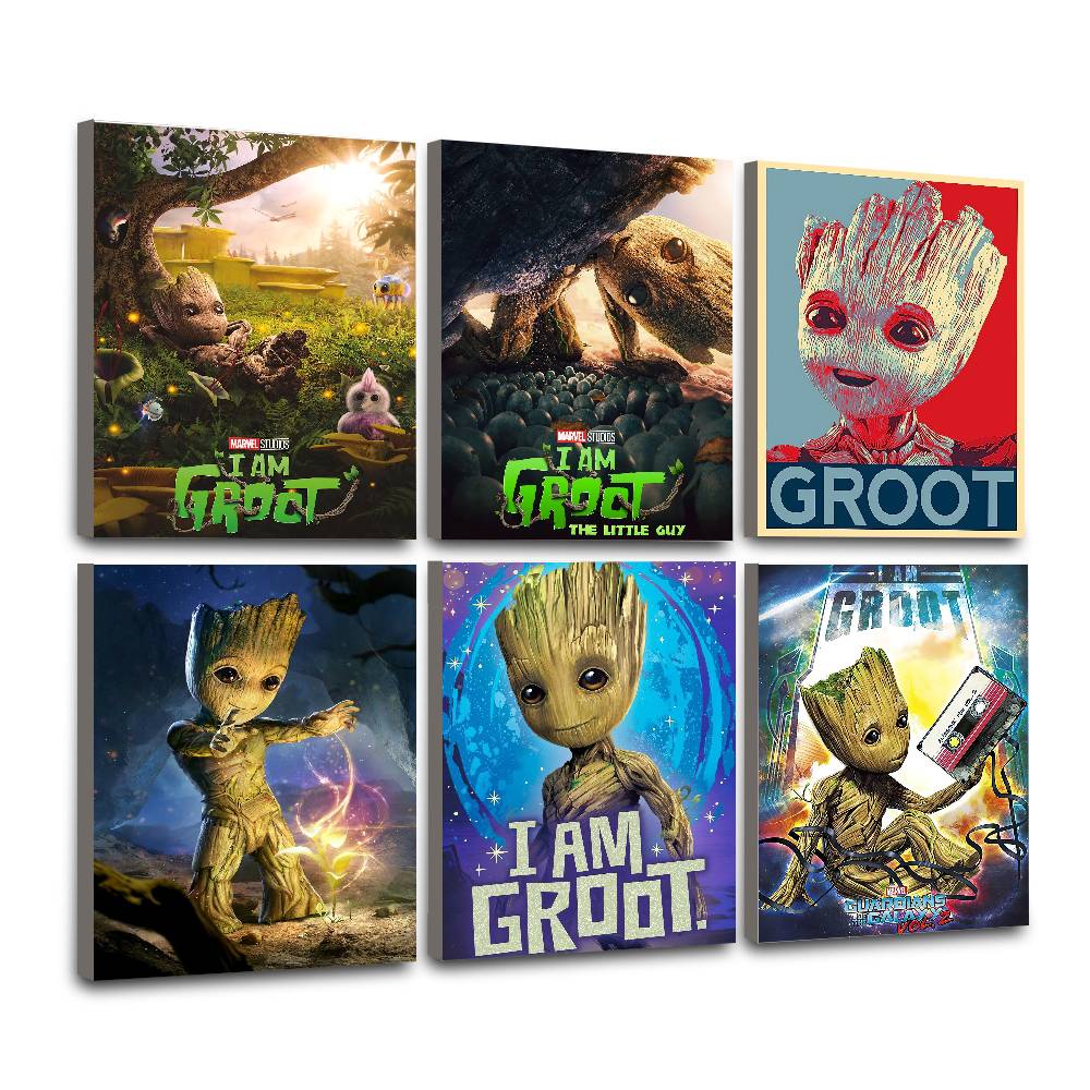 Mar Cute G-Groot lassic Cover  - Resin Art Wall Decor 评论和价格