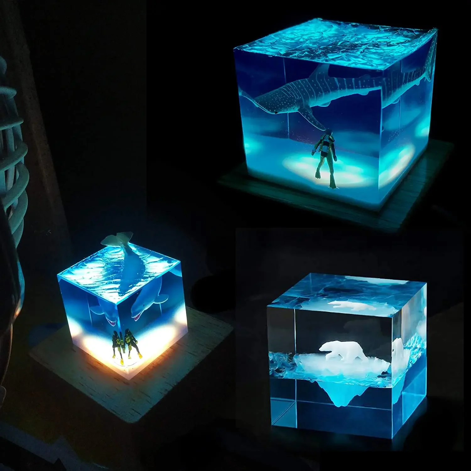 Square Light Resin Mold,led Si - Resin Art Stand 评论和价格