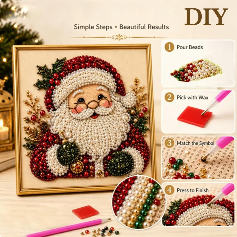 Christmas Santa Claus Pearl Ar - Resin Art Diy 评论和价格