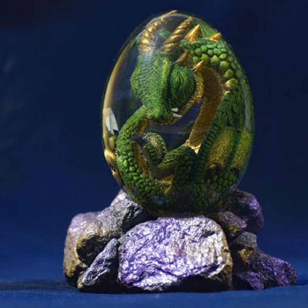 Lava Dragon Egg Statue With St - Resin Art Stand 评论和价格