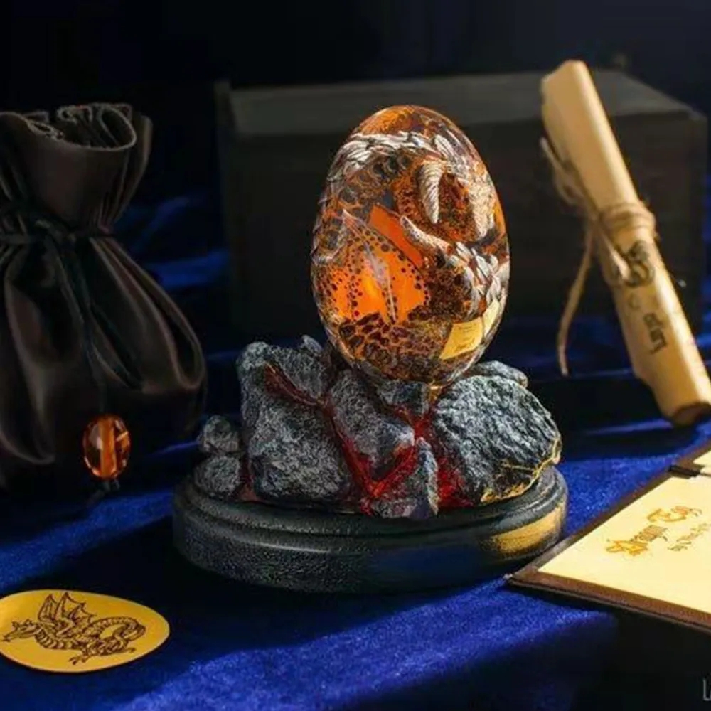 Lava Dragon Egg Statue With St - Resin Art Stand 评论和价格