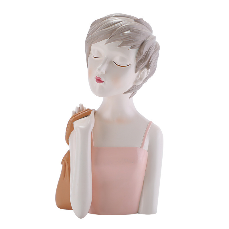 Instagram Style Girl Sculpture - Resin Art Instagram 评论和价格