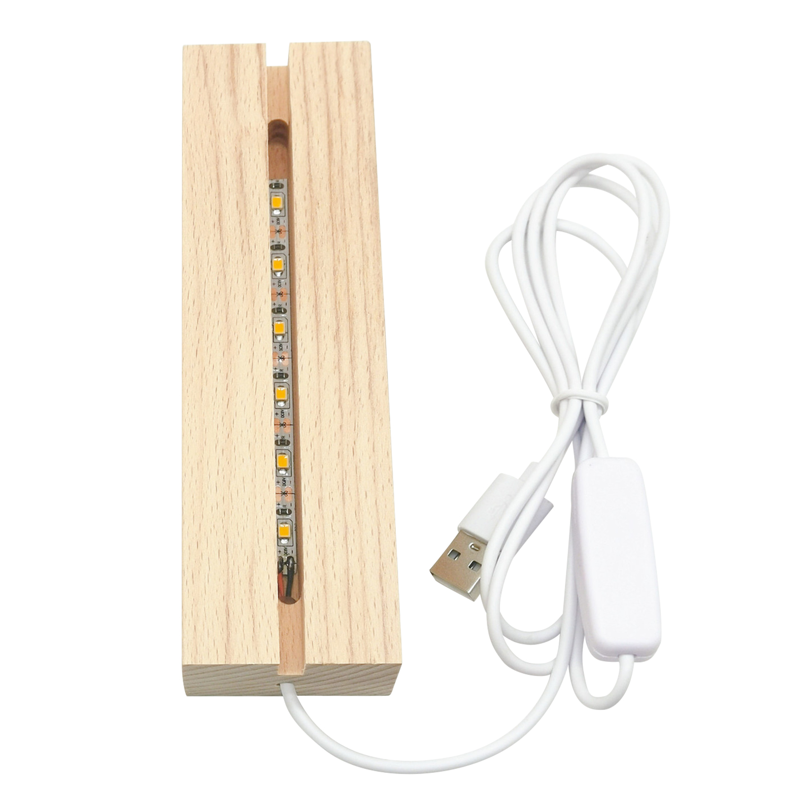 10pcs LED Wood Light Display C - Resin Art Stand 评论和价格