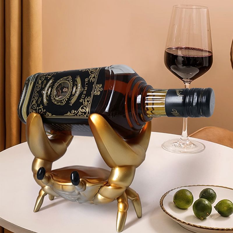 Creative Crab Wine Rack Sculpt - Resin Art Stand 评论和价格