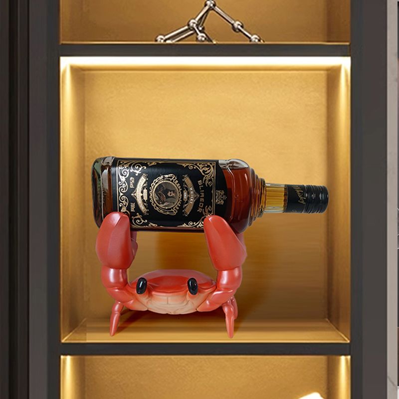 Creative Crab Wine Rack Sculpt - Resin Art Stand 评论和价格