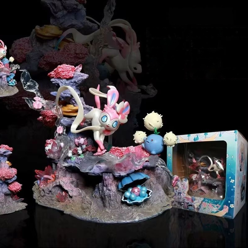 Gk Figure Sylveon Shroomish Cl - Resin Art Toys 评论和价格