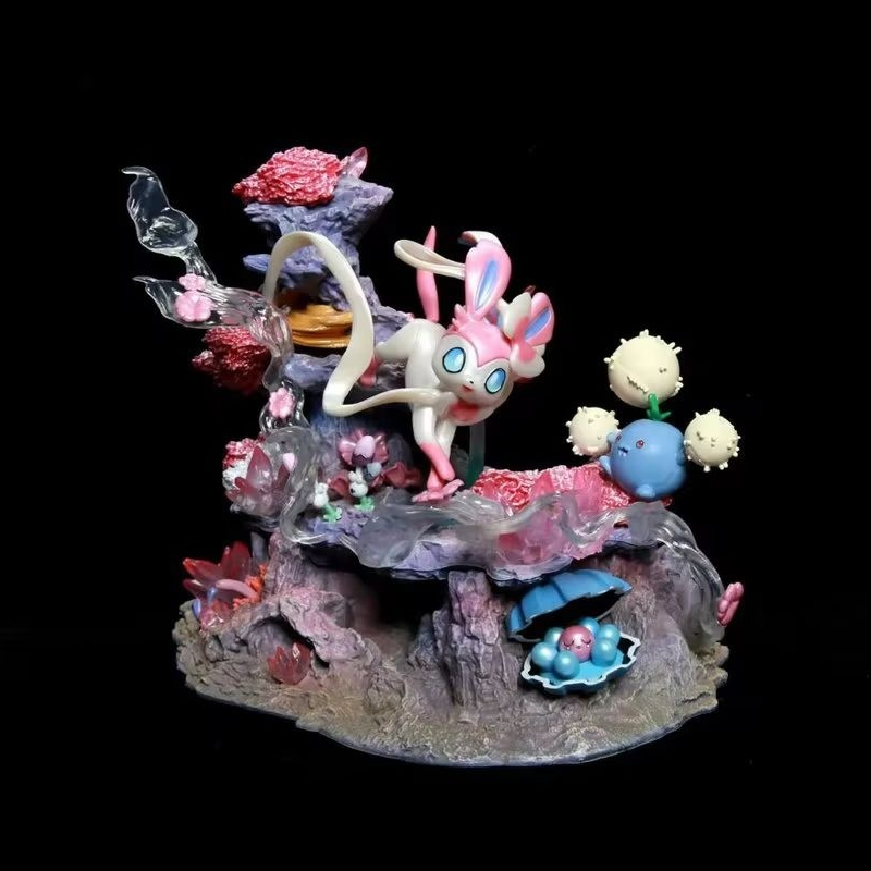 Gk Figure Sylveon Shroomish Cl - Resin Art Toys 评论和价格