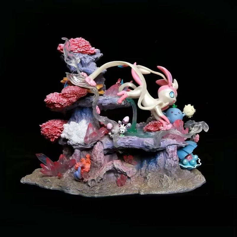 Gk Figure Sylveon Shroomish Cl - Resin Art Toys 评论和价格