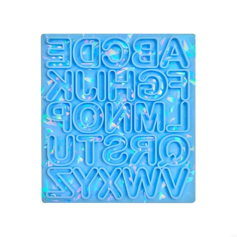 Letter Earring Resin Mold Holo - Resin Art Letter Keychain 评论和价格