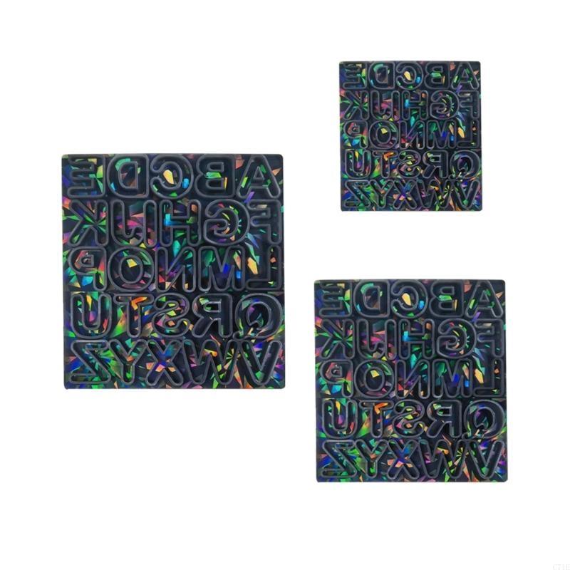 Letter Earring Resin Mold Holo - Resin Art Letter Keychain 评论和价格