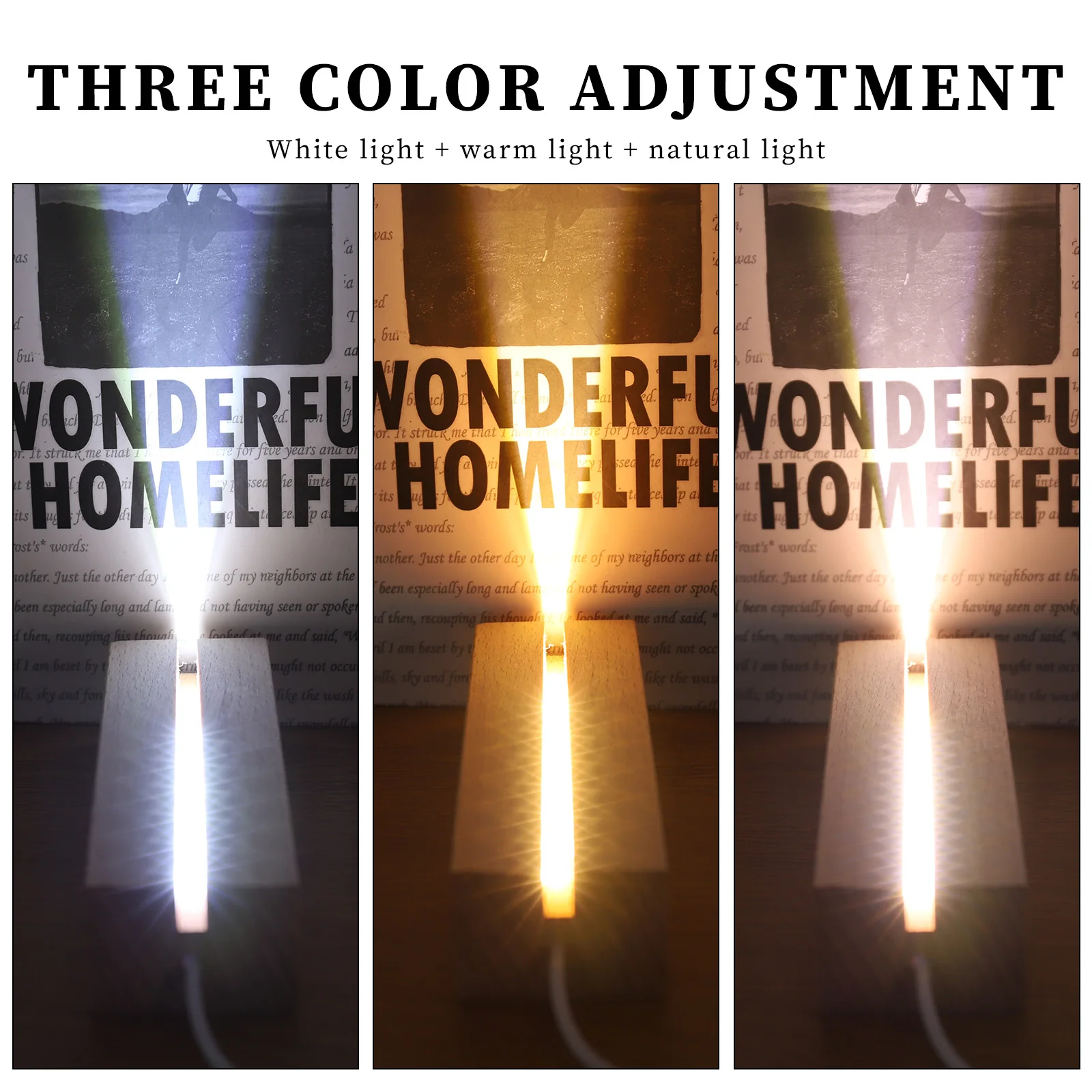 1-10pcs LED Wood Light Display - Resin Art Stand 评论和价格