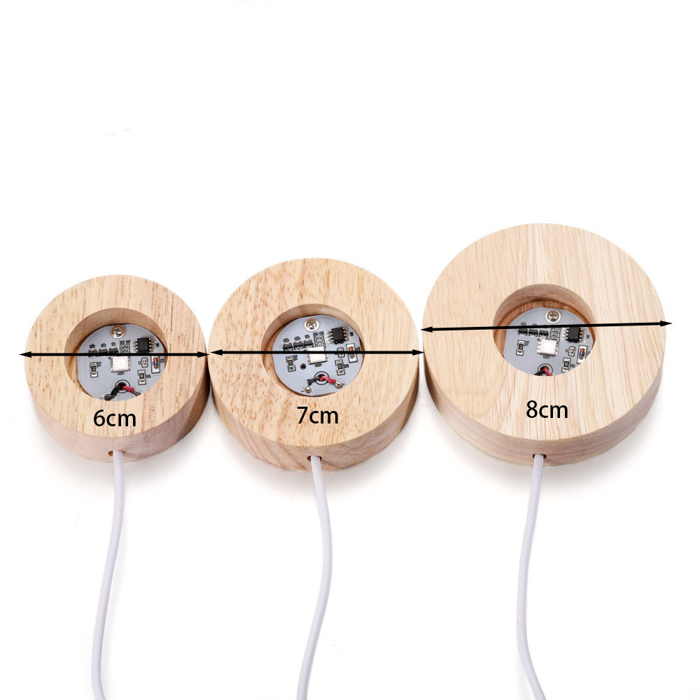 Resin Art Display Round Wood C - Resin Art Stand 评论和价格