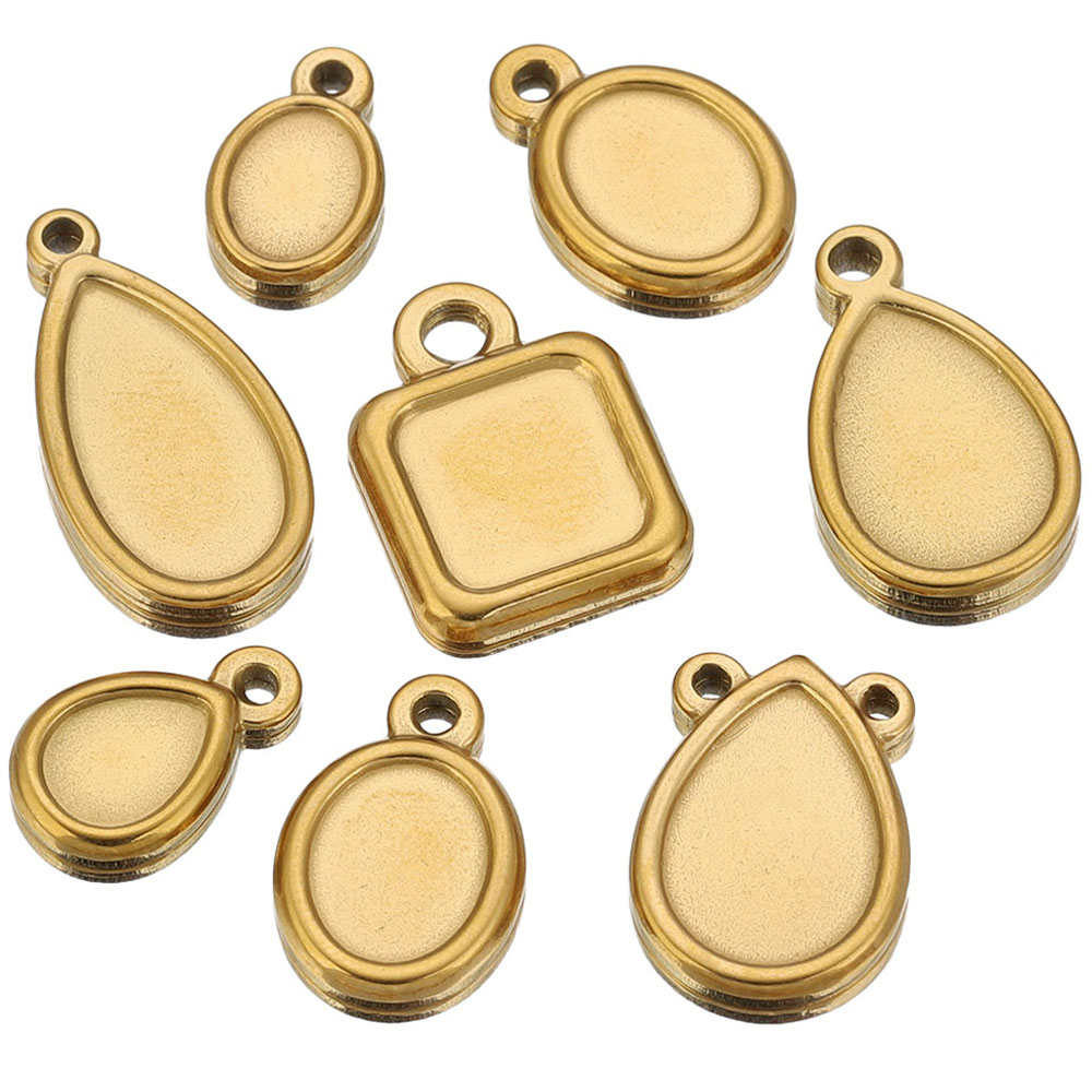 5pcs Stainless Steel Square Dr - Resin Art Handmade 评论和价格