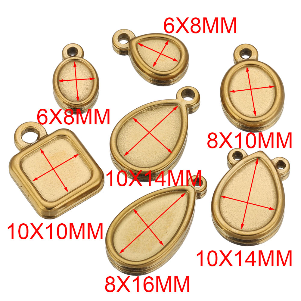5pcs Stainless Steel Square Dr - Resin Art Handmade 评论和价格