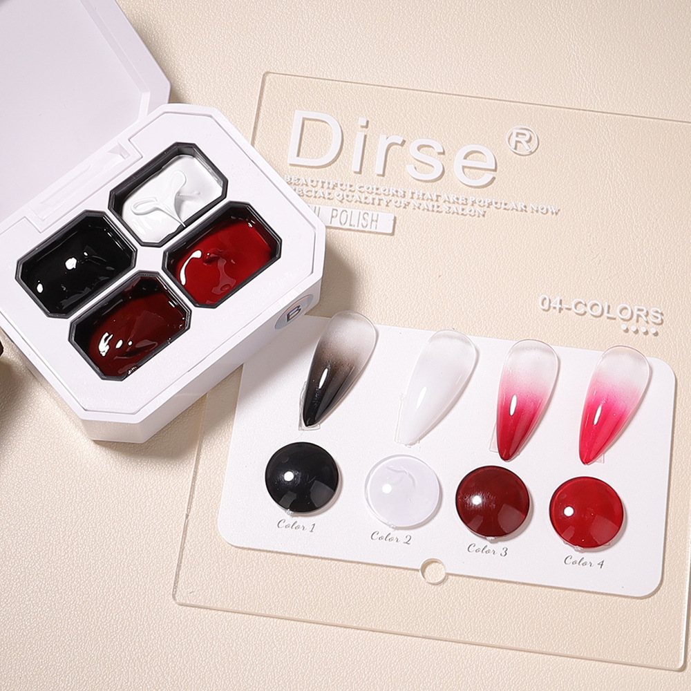 1pc Solid Color 6-grid Nail Pa - Resin Art Uv 评论和价格