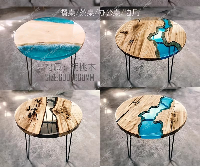 Creative art dining table epox - Resin Art With Wood 评论和价格