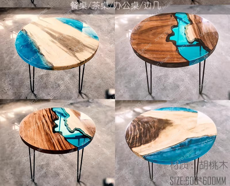 Creative art dining table epox - Resin Art With Wood 评论和价格