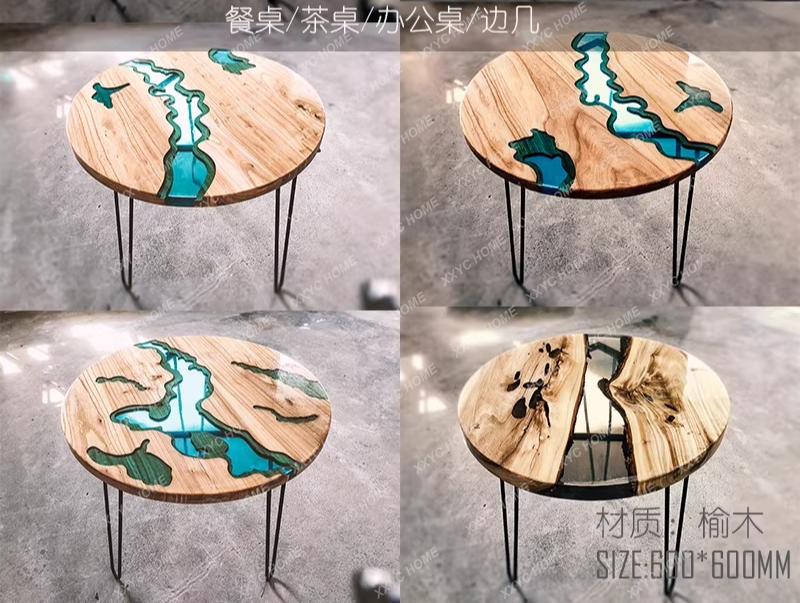 Creative art dining table epox - Resin Art With Wood 评论和价格