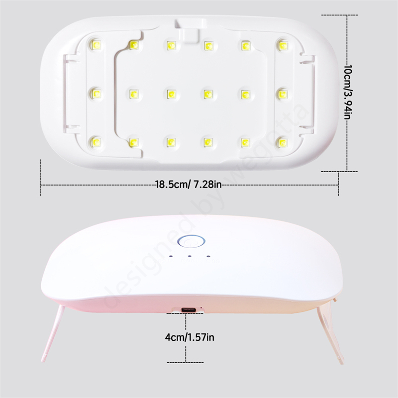 24W USB Rechargeable UV LED La - Resin Art Lamp 评论和价格