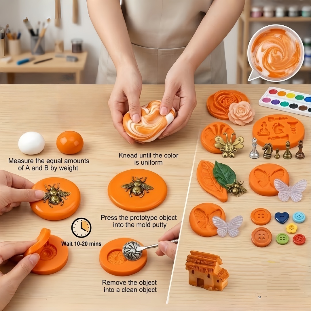 Silicone Putty DIY Crafting Se - Resin Art Diy 评论和价格