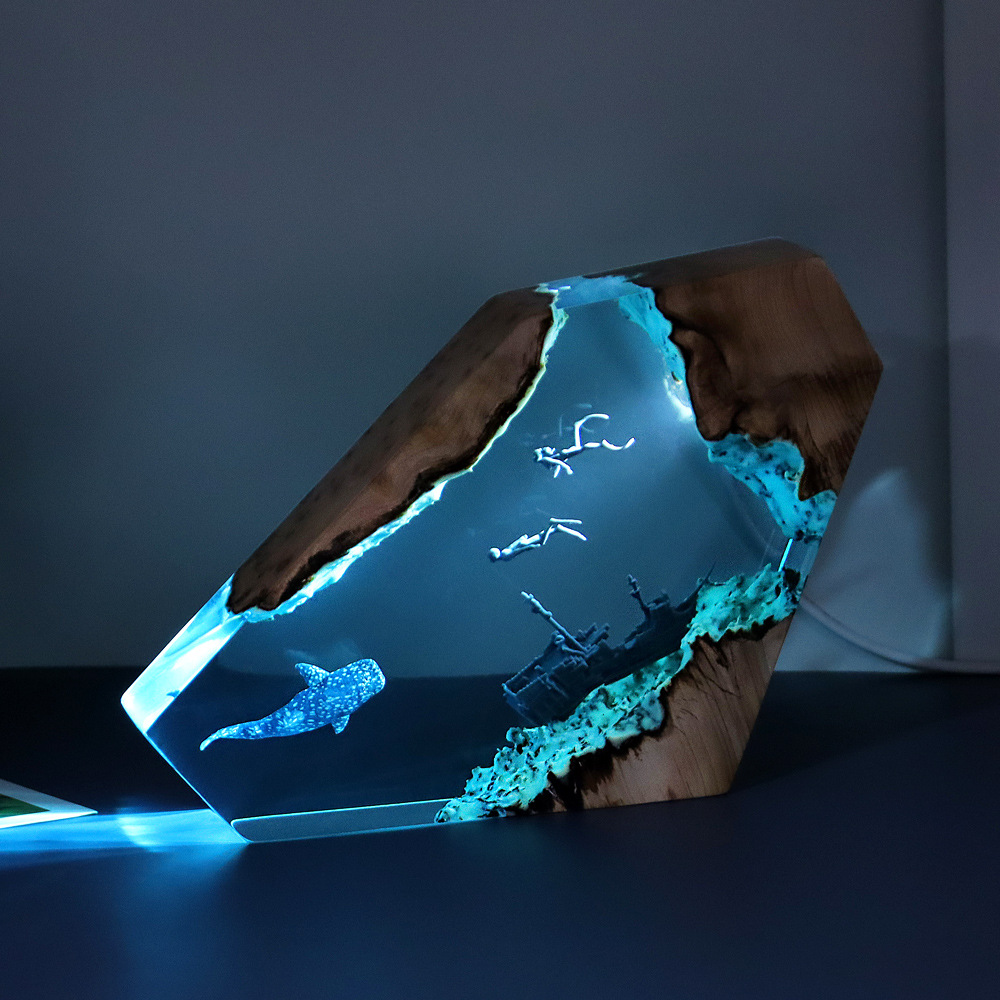 New Creative Indoor Bedroom Of - Resin Art Lamp 评论和价格