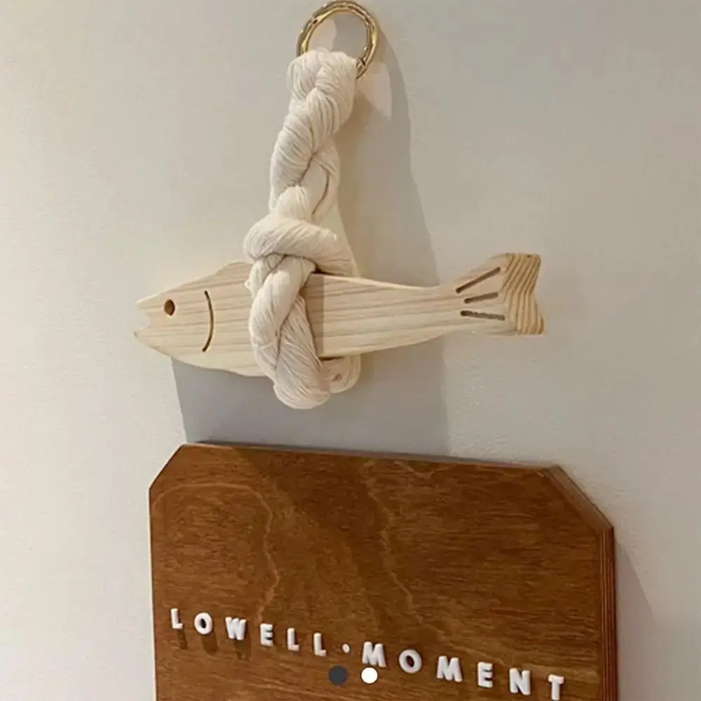 Fish Hanging Decoration Wooden - Resin Art With Wood 评论和价格