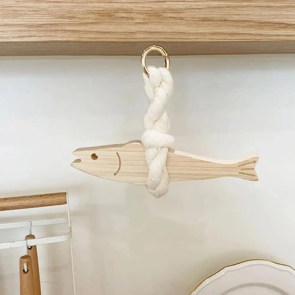 Fish Hanging Decoration Wooden - Resin Art With Wood 评论和价格