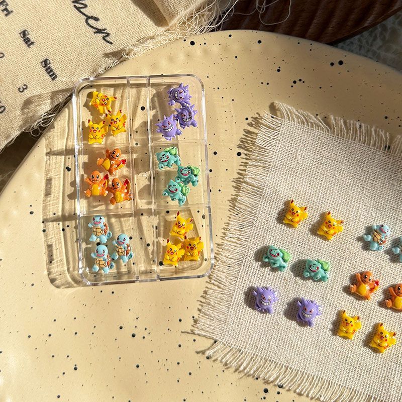 Pokemon nail art accessories,  - Resin Art Diy 评论和价格