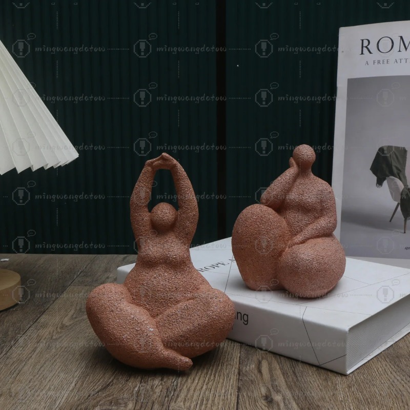 1pc, Sandstone Resin  Chubby W - Resin Art Handmade 评论和价格