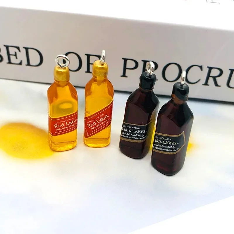 10Pcs Tiny Wine Bar Bottle Res - Resin Art Handmade 评论和价格