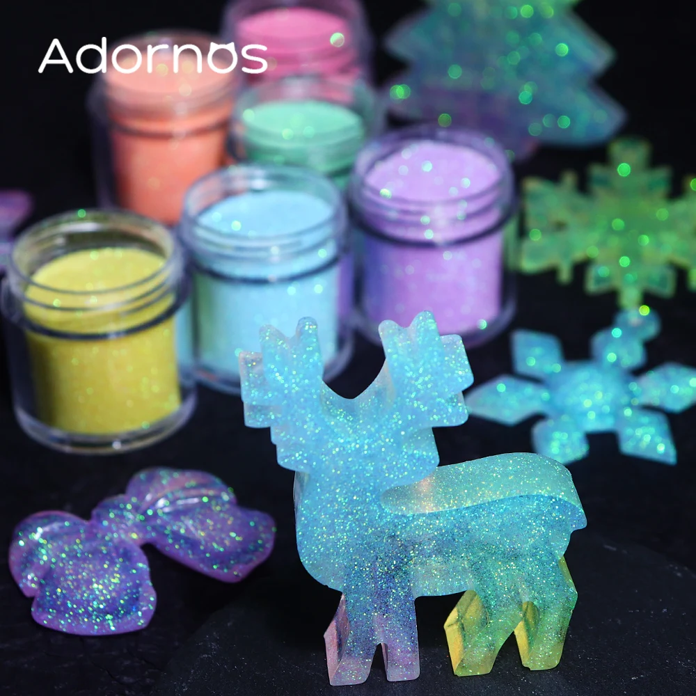 Iridescent Glitter Sugar Powde - Resin Art Uv 评论和价格