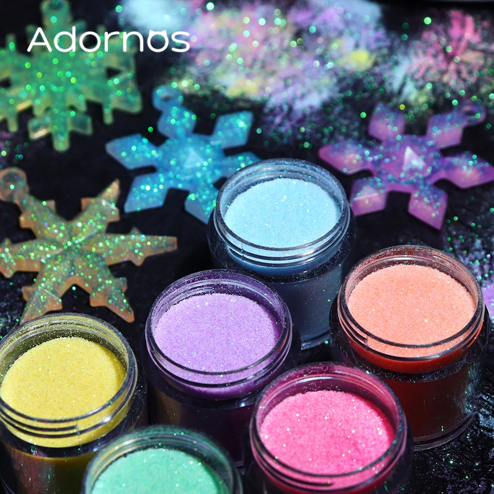 Iridescent Glitter Sugar Powde - Resin Art Uv 评论和价格