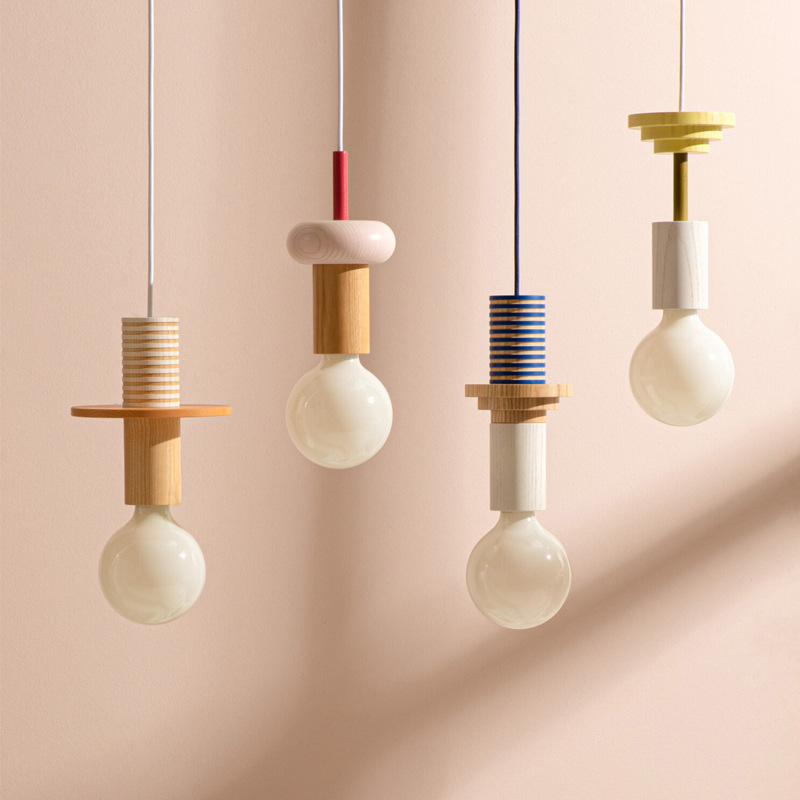JUNIT Dia Pendant Lamp Modern  - Resin Art With Wood 评论和价格