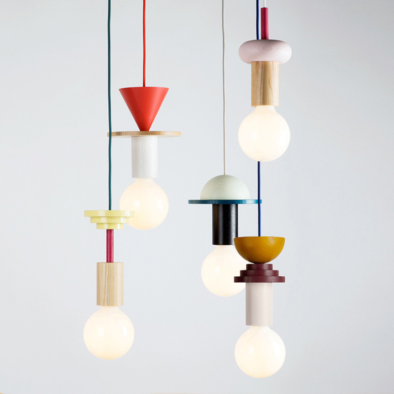 JUNIT Dia Pendant Lamp Modern  - Resin Art With Wood 评论和价格