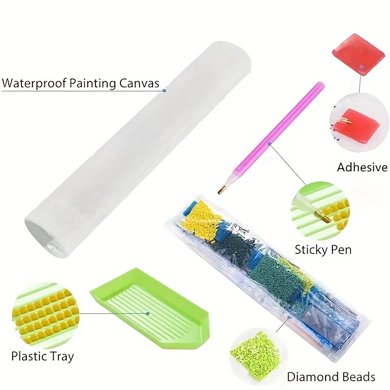 Flower Pattern DIY Diamond Art - Resin Art Wall Decor 评论和价格