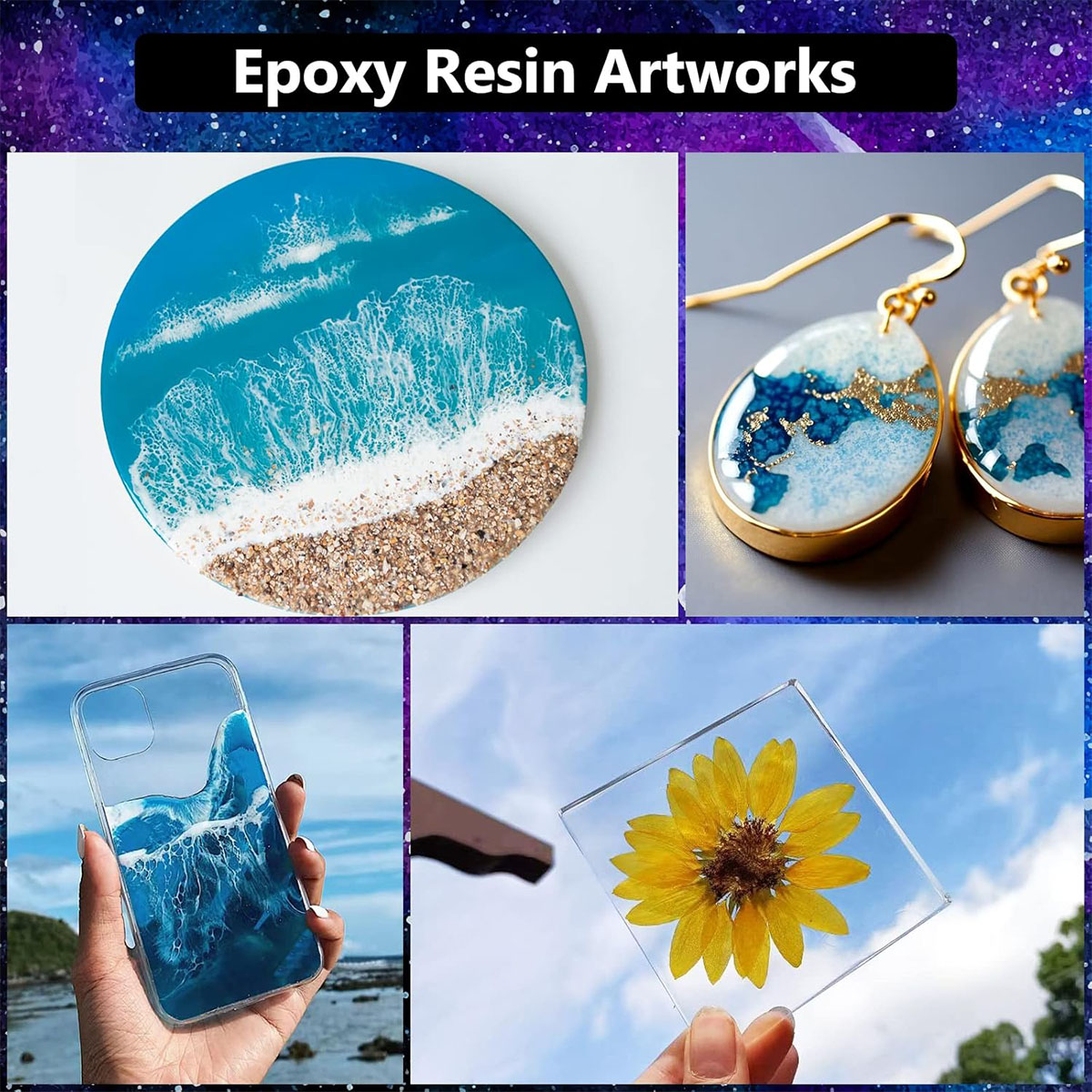 1000ml Crystal Clear Epoxy Res - Resin Art With Wood 评论和价格