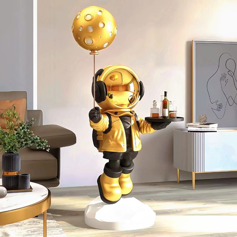 Large Creative Astronaut Astro - Resin Art Stand 评论和价格